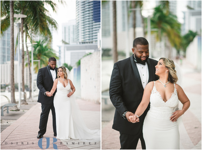 dowtown miami wedding photography