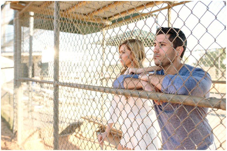 baseball theme engagement photos miami