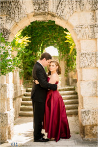 vizcaya museum engagement photos