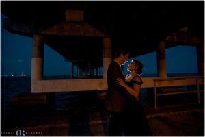 miami skyline engagement photos