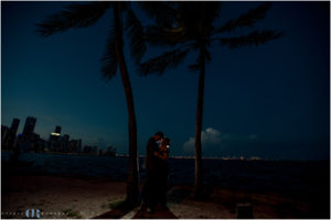 miami skyline engagement photos