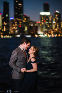 miami skyline engagement photos