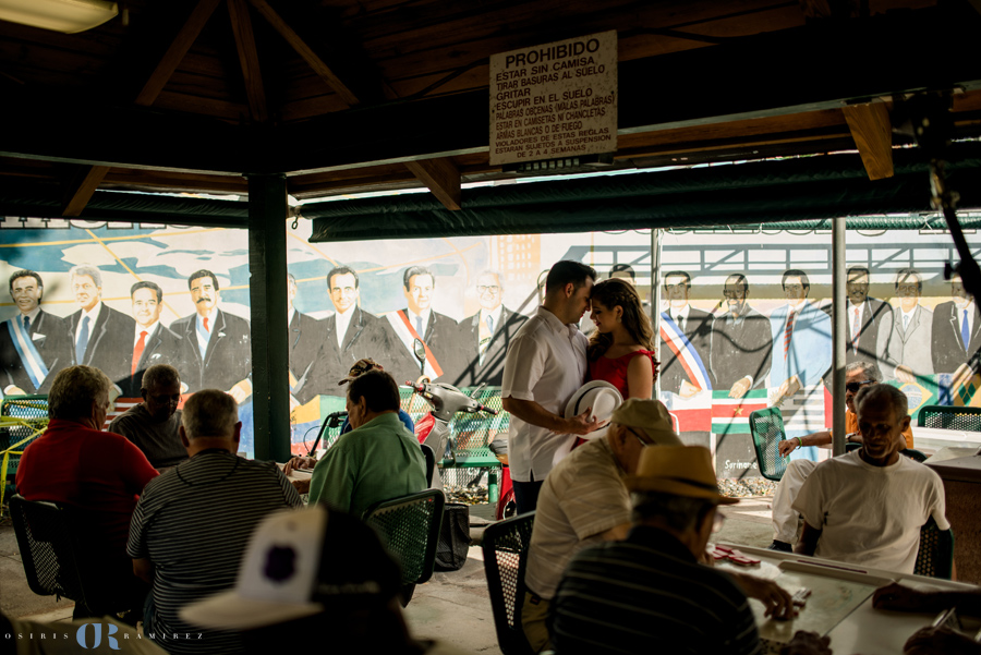 calle ocho engagement shoot