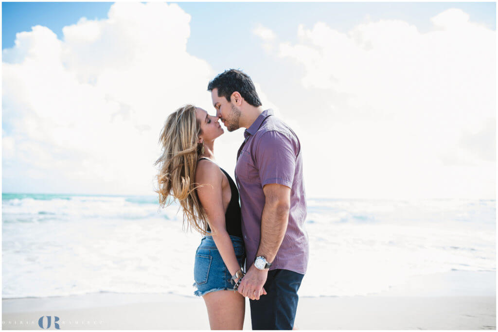 miami beach engagement photo