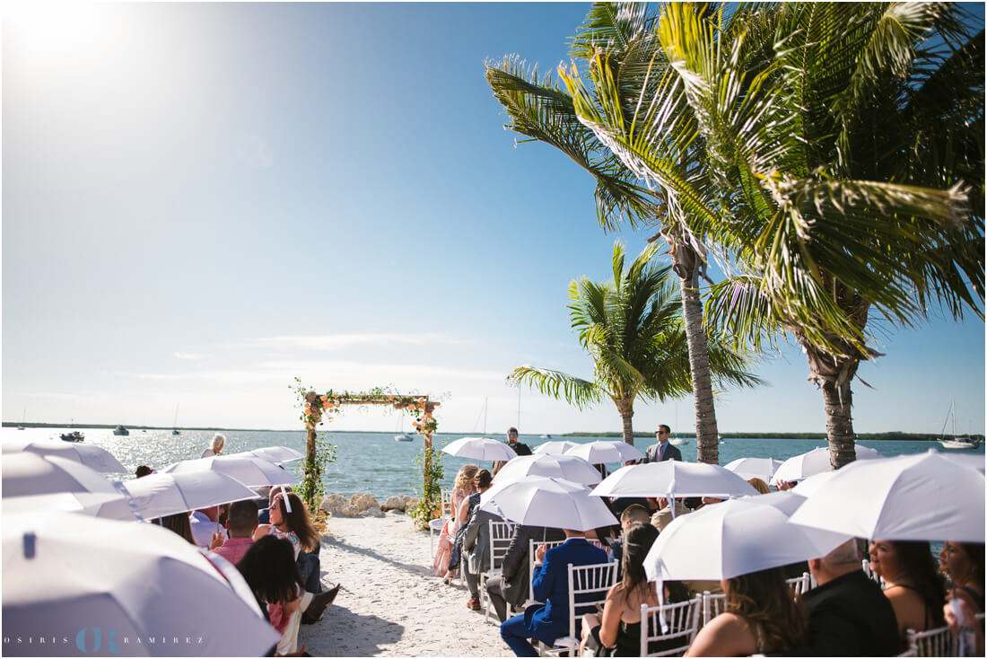 key largo beach wedding