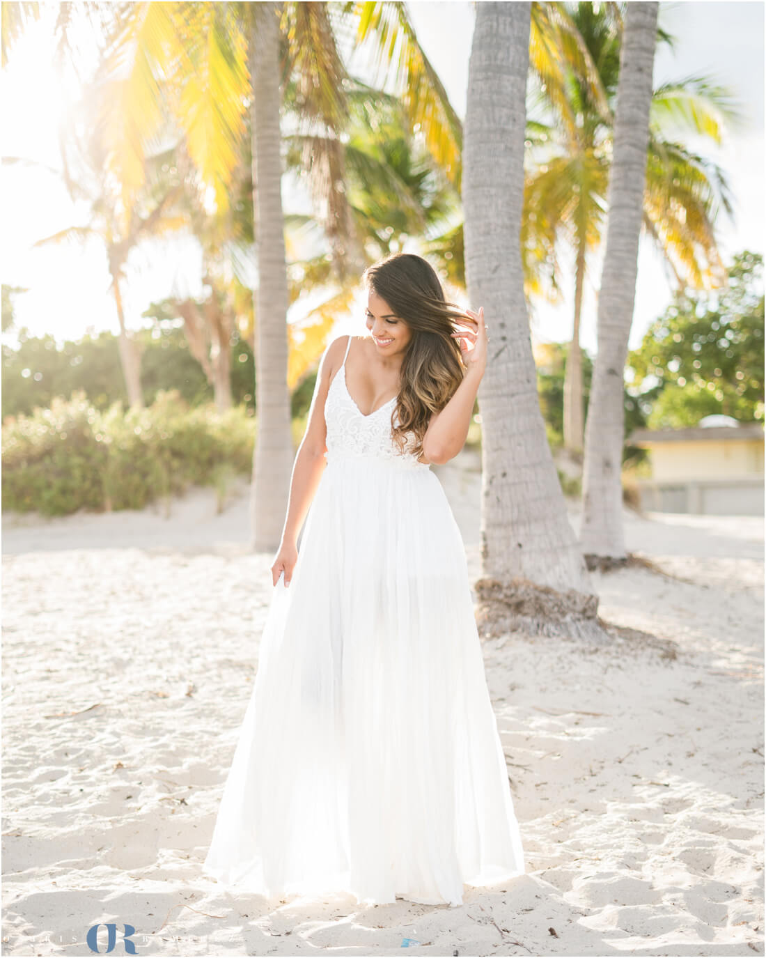 Key Biscayne Beach engagement photos