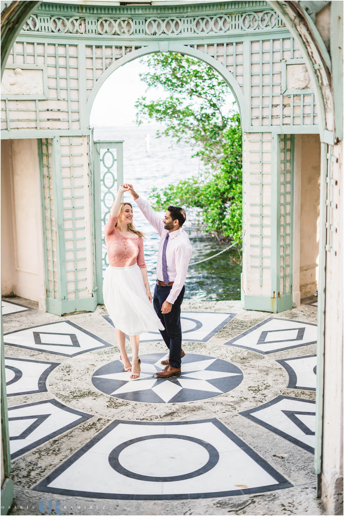 Vizcaya engagement photos