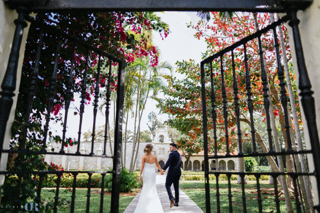 ancient spanish monastery wedding