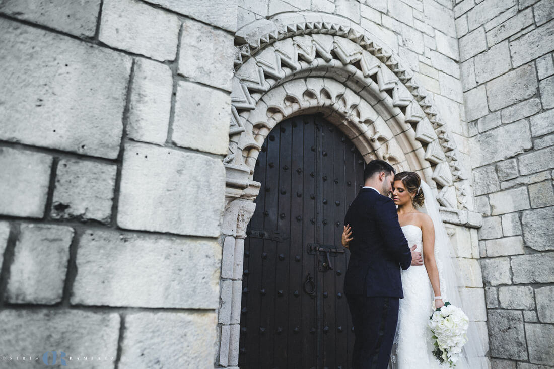 ancient spanish monastery wedding