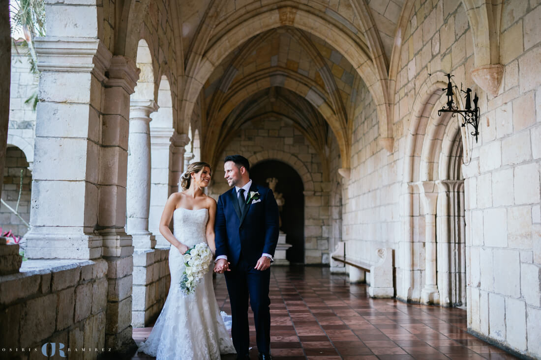 ancient spanish monastery wedding