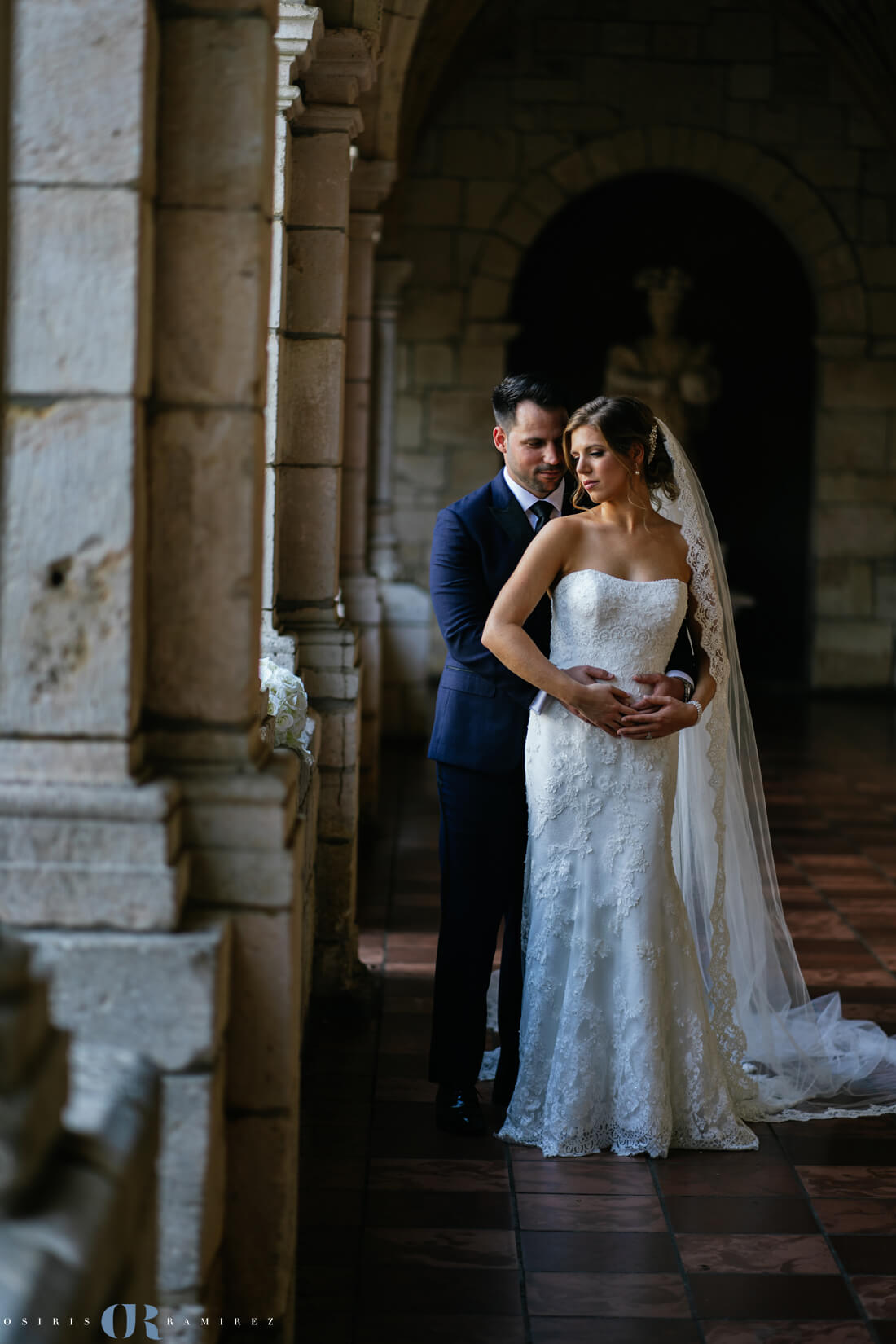 ancient spanish monastery wedding