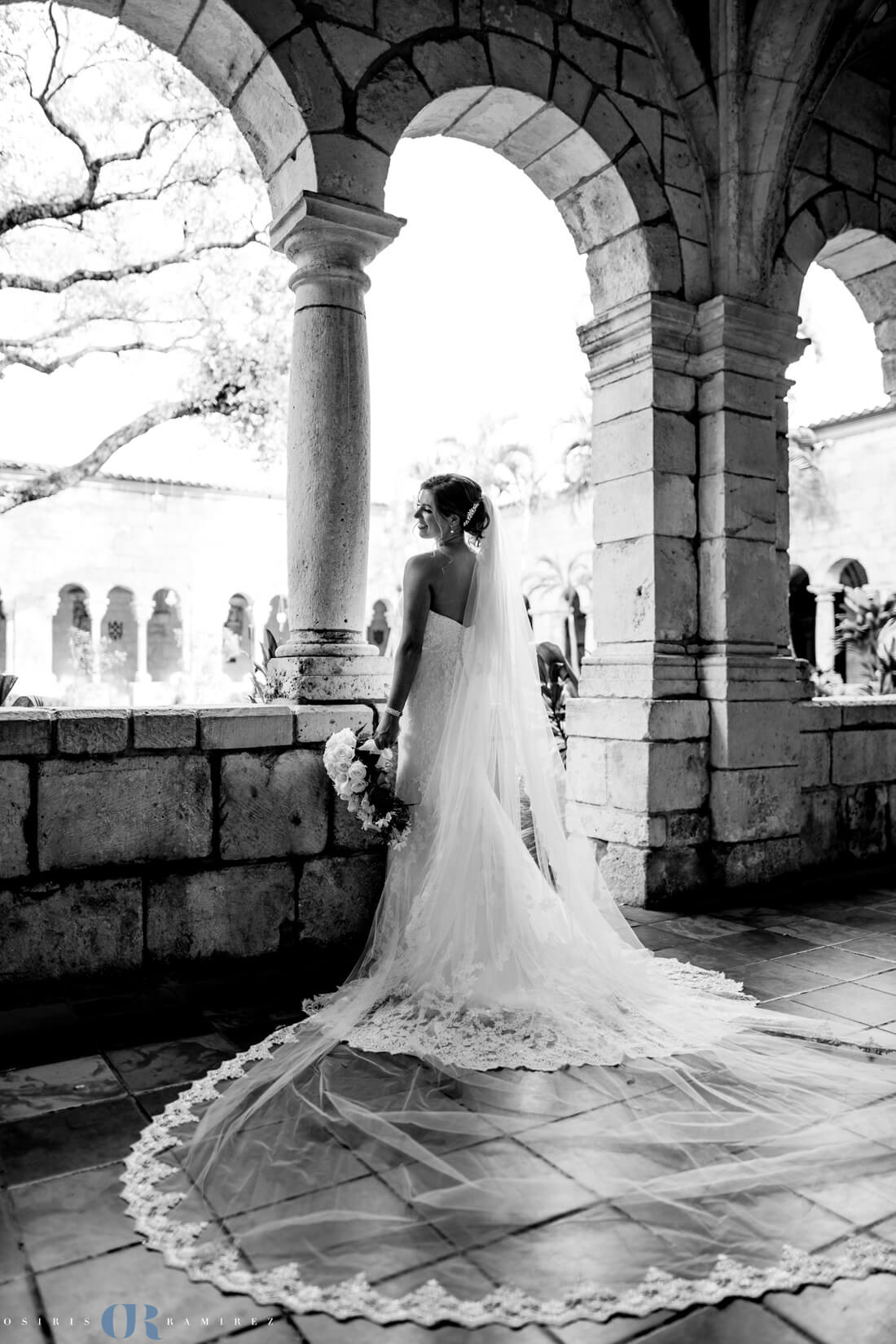 ancient spanish monastery wedding