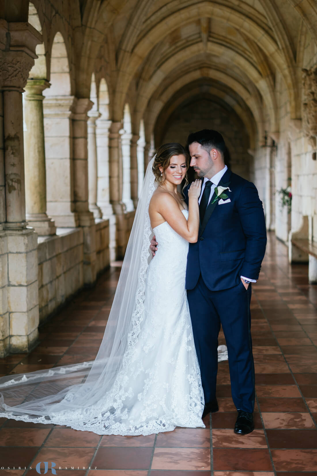 ancient spanish monastery wedding