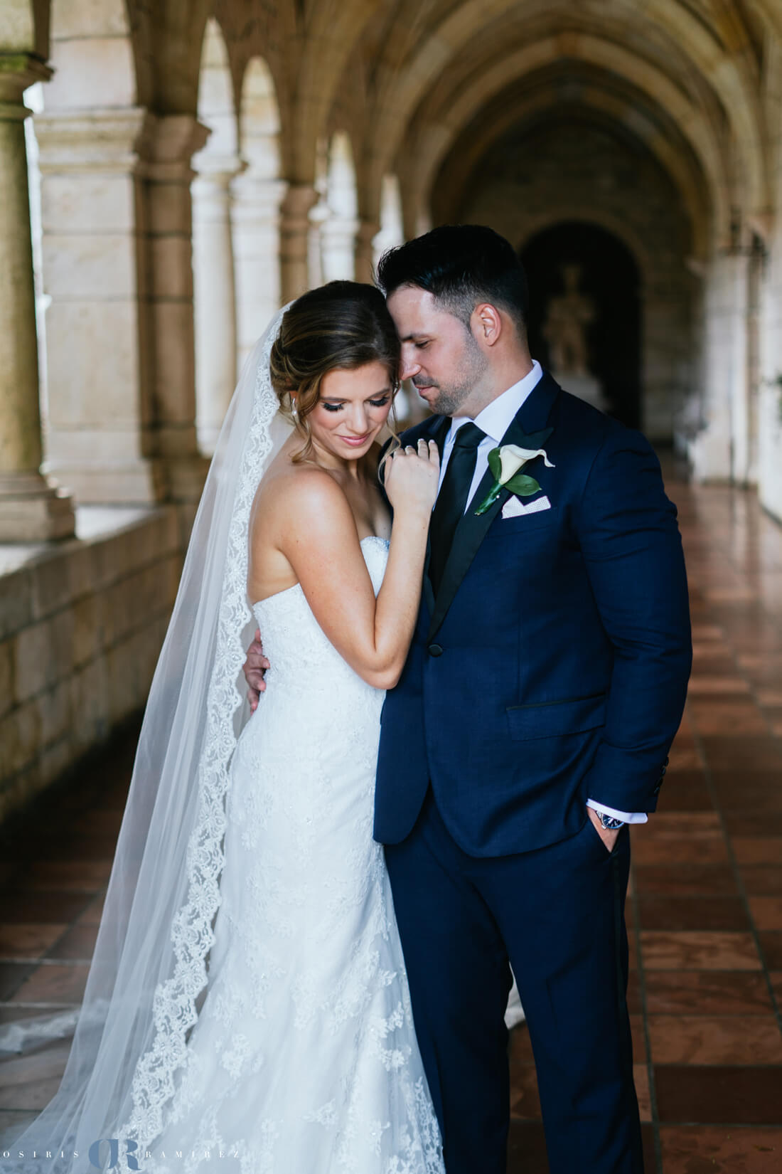 ancient spanish monastery wedding