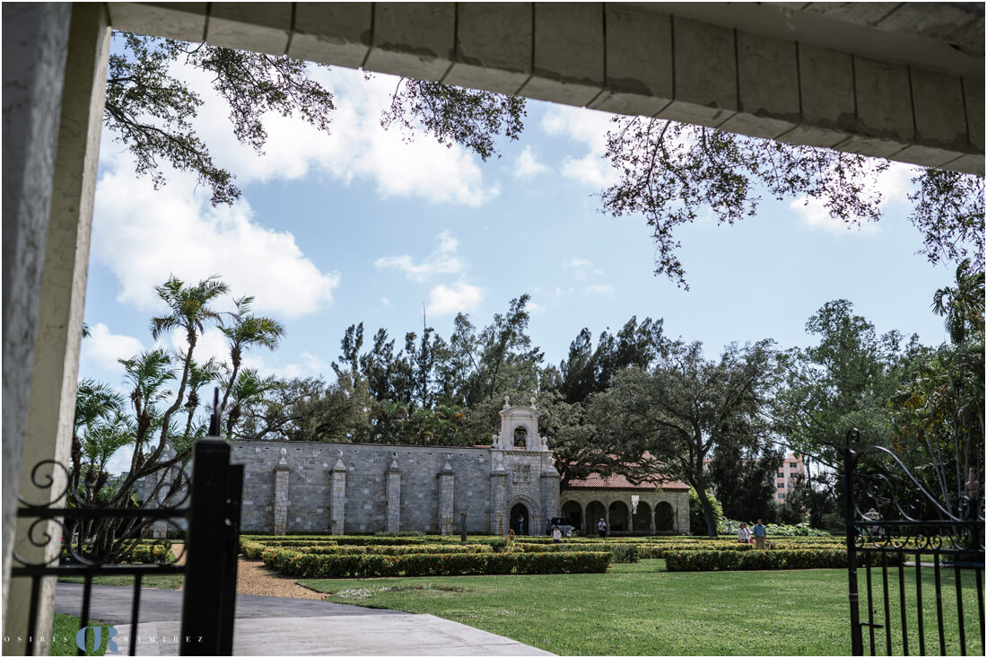 Spanish Monastery Wedding Photography Miami