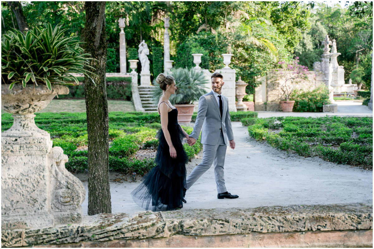 Vizcaya engagement shoot